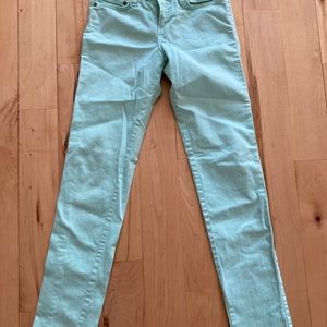 Judy Blue mint green jeans size 7. Excellent condition. Smoke-free home.